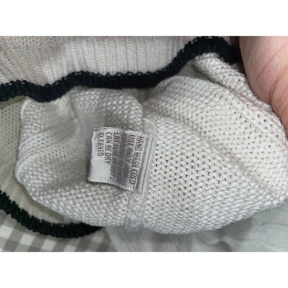 Jones NY Women’s Vintage CableKnit Square Neck Sweater size PS Coastal Old Money - Picture 8 of 8